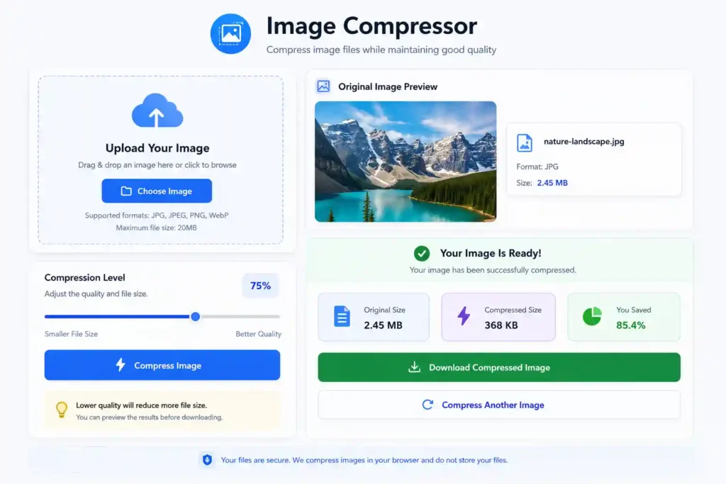 Compress Images Online for Free