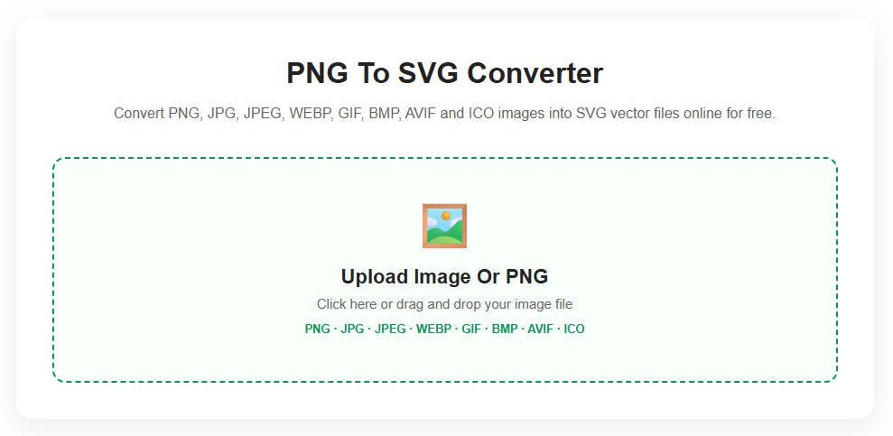 PNG To SVG Converter
