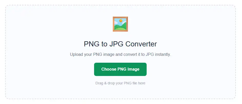 PNG to JPG Converter