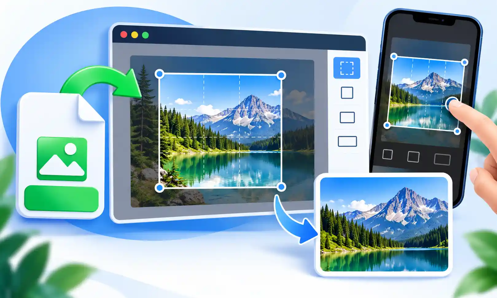 WebP Crop online tool for cropping WebP images